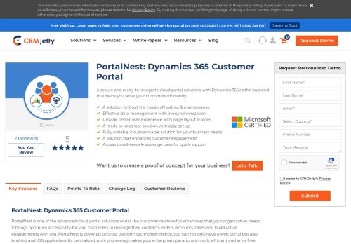
                            7. PortalNest - DynamicsCRM Customer Portal to Manage ...
