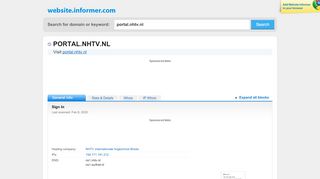 
                            4. portal.nhtv.nl at Website Informer. Sign In. Visit Portal Nhtv.