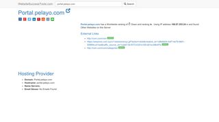 
                            10. Portal.pelayo.com Error Analysis (By Tools) - WebsiteSuccessTools.com