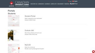 
                            3. Portals | Canadian University Dubai