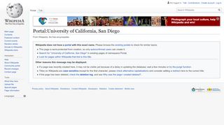 
                            12. Portal:University of California, San Diego - Wikipedia