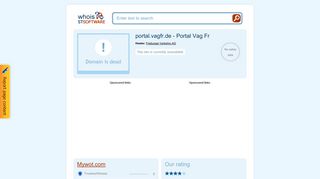 
                            6. portal.vagfr.de - Portal Vag Fr. - STSoftware Whois