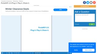 
                            7. PortaWiFi 2.0 Plug it. Play it. Share it. | manualzz.com