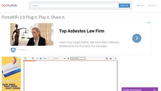 
                            9. PortaWiFi 2.0 Plug it. Play it. Share it. - PDF - DocPlayer.net
