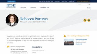 
                            11. Porteus, Rebecca - Century National Bank