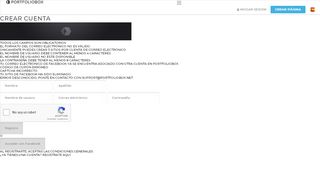 
                            4. Portfoliobox - Crear cuenta