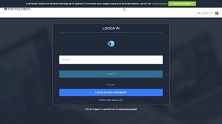 
                            4. Portfoliobox - Logga in