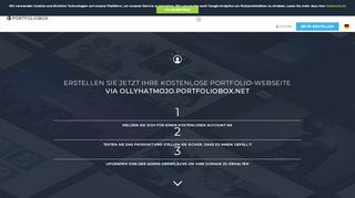 
                            12. Portfoliobox - via ollyhatmojo.portfoliobox.net