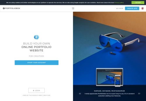 
                            10. Portfoliobox - Your online portfolio website