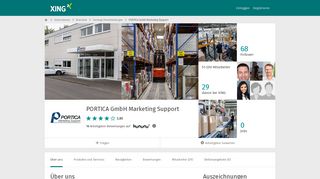 
                            12. PORTICA GmbH Marketing Support als Arbeitgeber | XING ...