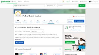 
                            13. Portico Benefit Services Employee Benefits and Perks | Glassdoor.co.in