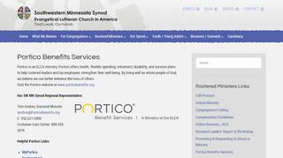 
                            6. Portico Benefits Services | Southwest Minnesota Synod ELCA