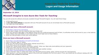 
                            5. Portland Community College: Microsoft Imagine® Logon