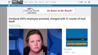 
                            9. Portland USPS employee arrested, charged with 11 counts of mail ...