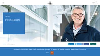 
                            3. Portlet-Stellenangebote — Vetter Pharma