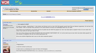 
                            9. Ports umgehen für WoW? - WCM Forum