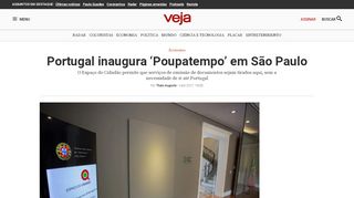 
                            13. Portugal inaugura 'Poupatempo' em São Paulo | VEJA.com