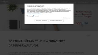 
                            6. PortUNA Neue Medien GmbH - PortUNA.intranet - Die webbasierte ...