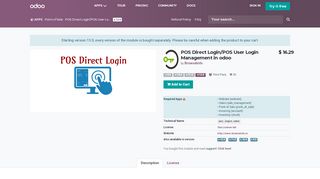 
                            3. POS Direct Login/POS User Login Management in odoo | Odoo Apps