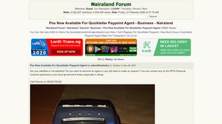 
                            10. Pos Now Available For Quickteller Paypoint Agent - Business ...