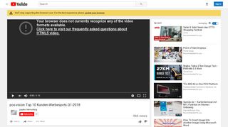 
                            8. pos-vision Top 10 Kunden-Werbespots Q1-2018 - YouTube