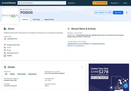 
                            7. POSIOS | Crunchbase