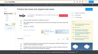 
                            10. Positive test cases and negative test cases - Stack Overflow