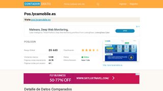 
                            8. Pos.lycamobile.es: POSLOGIN - Contador Gratis