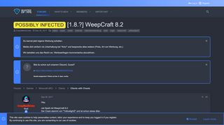 
                            8. POSSIBLY INFECTED - [1.8.?] WeepCraft 8.2 | MasterOf13FPS Forum