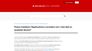 
                            13. Posso installare l'Applicazione e accedere con i miei dati su qualsiasi ...