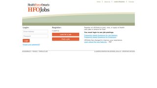 
                            2. Post a Job (Employers) - HFOJobs - HealthForceOntario