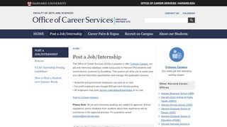 
                            10. Post a Job/Internship | Employer Partner Site