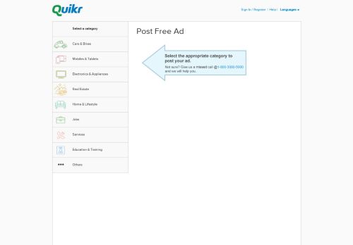 
                            4. Post Free Ad - Pune - Quikr