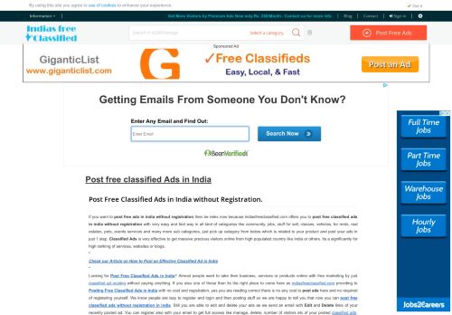 
                            3. Post free Ads india Without Registration, free ad posting sites in india ...