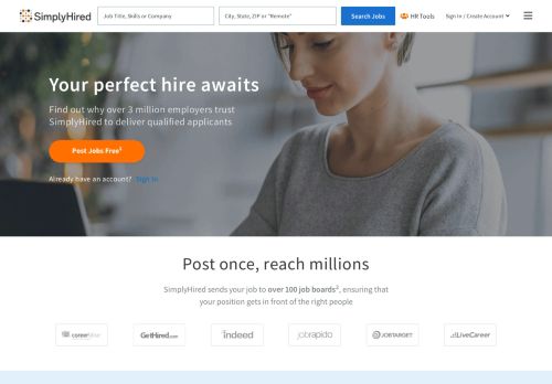 
                            1. Post Jobs for Free | Simply Hired