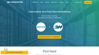 
                            7. Post Nord - Webshipper