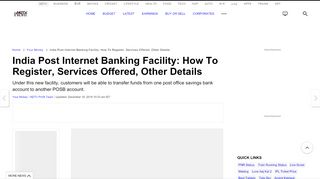 
                            6. Post Office Savings Account Internet Banking Facility: How To ...