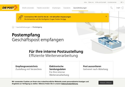 
                            5. Post umleiten, zurückbehalten oder aussortieren - Die Post