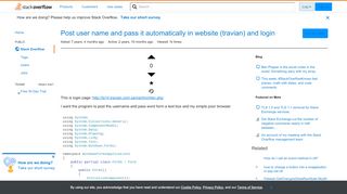 
                            7. Post user name and pass it automatically in website (travian) and login ...