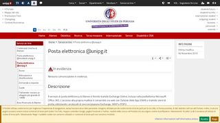 
                            12. Posta elettronica @unipg.it - Università degli Studi di Perugia