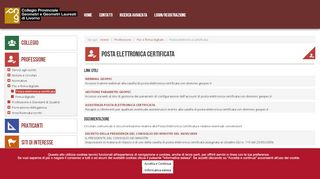 
                            12. Posta elettronica certificata - Collegio Geometri di Livorno