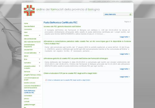 
                            6. Posta Elettronica Certificata PEC - Ordine dei Farmacisti della ...