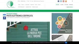 
                            2. Posta Elettronica Certificata (Pec) - Ordine Psicologi Lazio