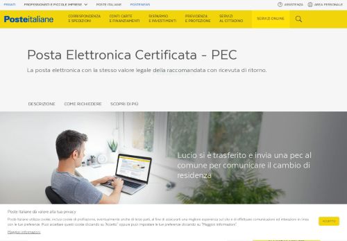 
                            12. Posta Elettronica Certificata – PEC Poste Italiane