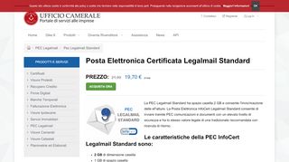 
                            12. Posta Elettronica Certificata Standard - InfoCert - Ufficio Camerale