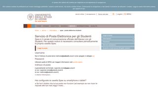 
                            1. Posta elettronica per studenti - Spes - Uniud