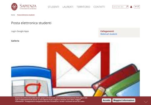 
                            5. Posta elettronica studenti | Sapienza Università di Roma