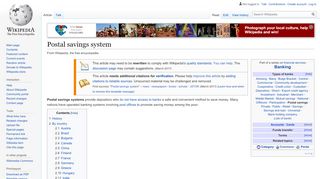 
                            9. Postal savings system - Wikipedia