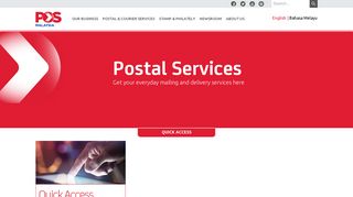
                            4. Postal Services - Pos Malaysia