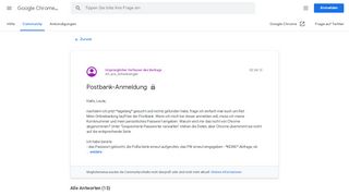 
                            6. Postbank-Anmeldung - Google Product Forums